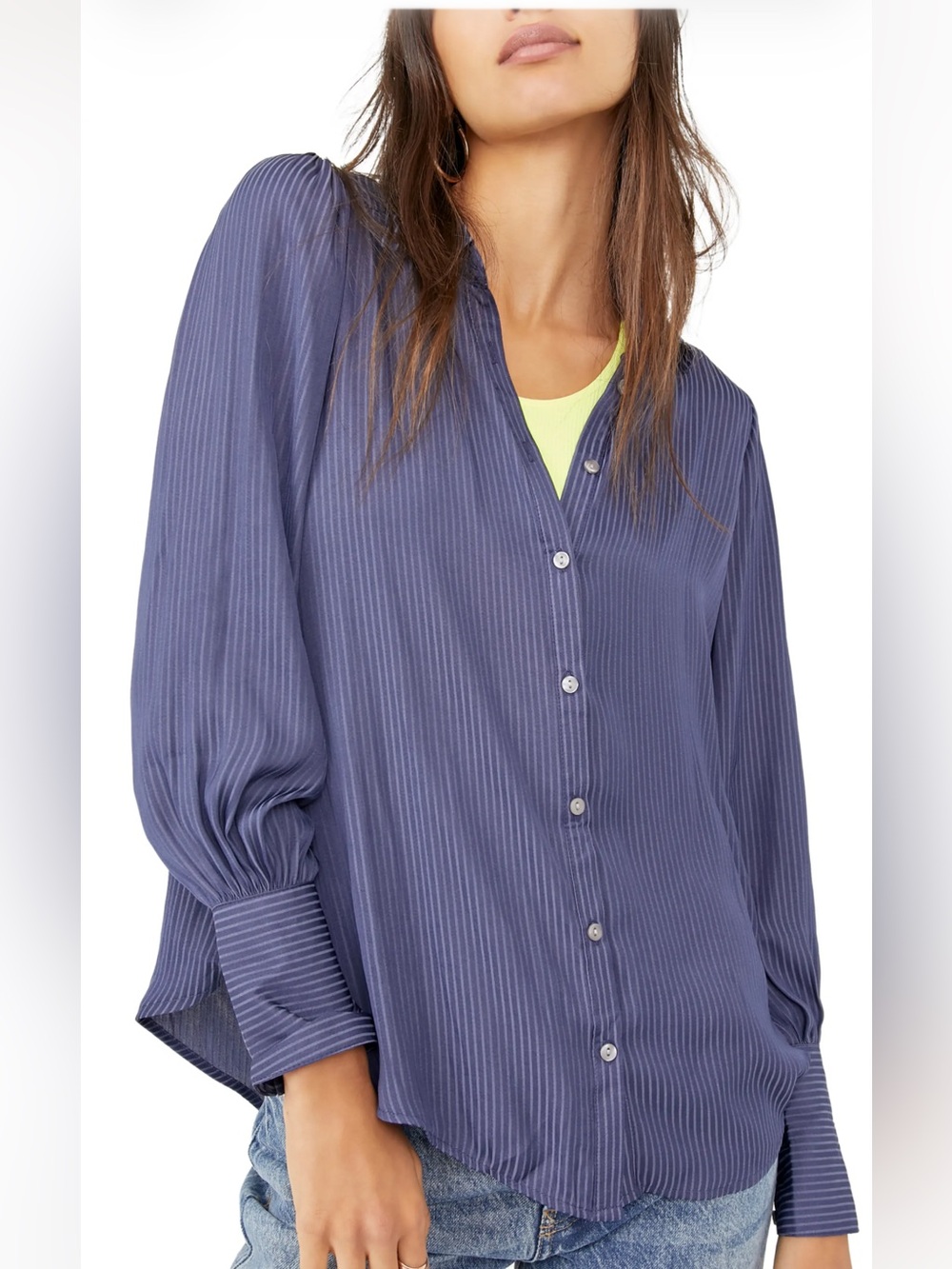 Free People Button-Up Shirt